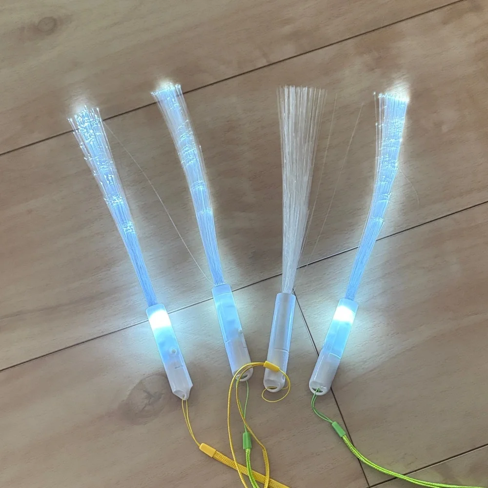 LED Fiber Optic Wands